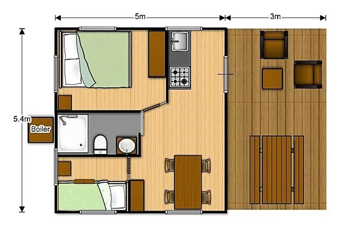 Camping Paradis Le Pearl4 Stars★★★★