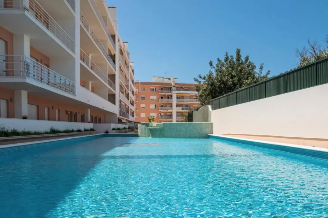 Közép- Modern 2 ágyas apartman Armação De Pera