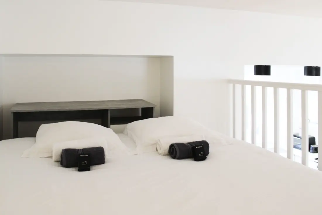 Lichtgevende appartement met Mezzanine in Asnières