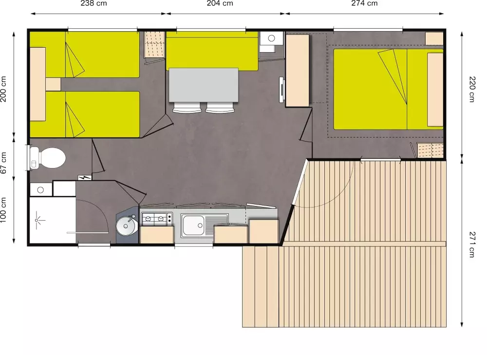 Domaine du Pont Mahé Útvonalterv