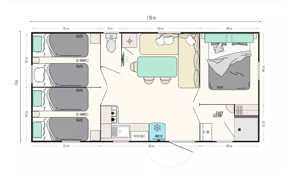 Camping Le Braou 3 Sterne★★★