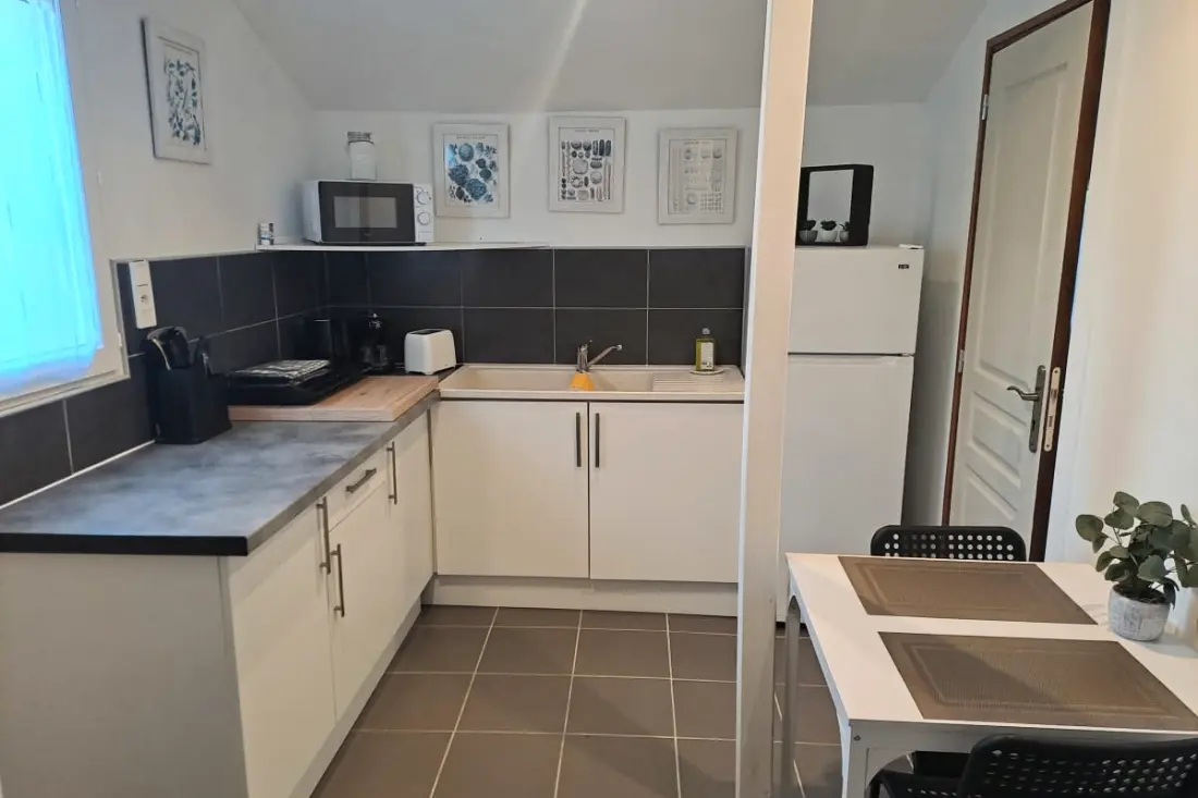 Chalet terasszal, medence és parkoló Audenge-ben