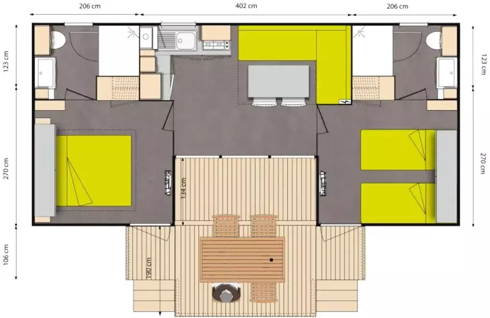 Campsite maeva Getaways the Emerald of Verdon 3 Stars★★★