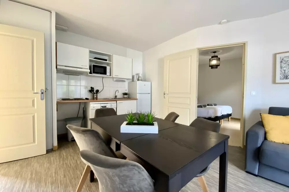 Residence Les Naiades A02 - 2 hálószoba 6 személy számára!