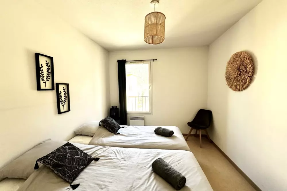 Residence Les Naiades E19- 2 sypialnie dla 5 osób!