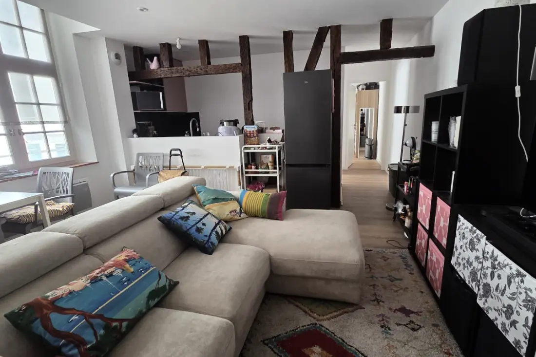 55 m2 apartment with 2 bedrooms in Bayonne