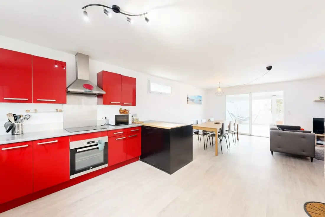 Nagy apartman terasz Bayonne-ben