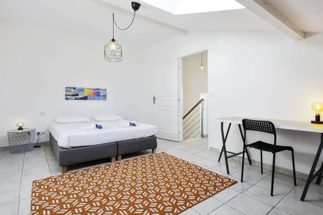 Nagy apartman terasz Bayonne-ben
