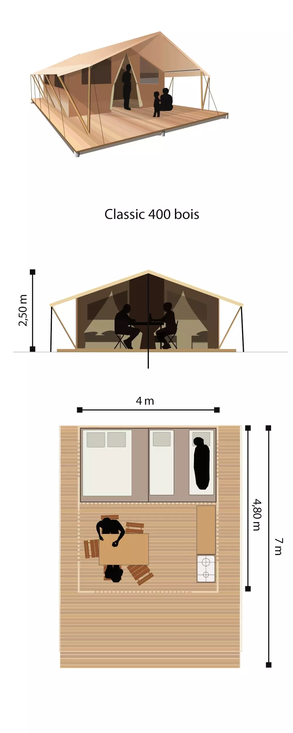 Camping Des 3 Lacs 4 Stelle★★★★