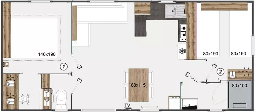 Campingplatz Paradis Belle Dune 6 Sterne★★★★★★