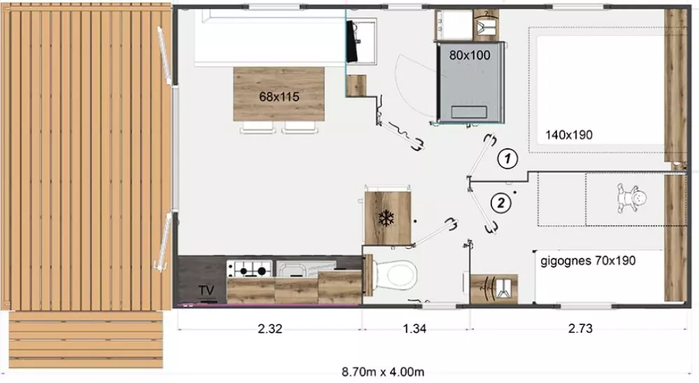 Campingplatz Paradis Belle Dune 6 Sterne★★★★★★