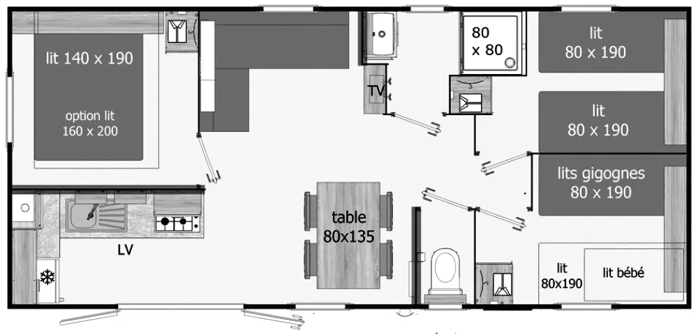 Campingplatz Paradis Belle Dune 6 Sterne★★★★★★