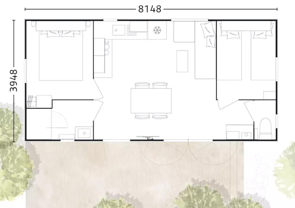 Campingplatz Paradis Belle Dune 6 Sterne★★★★★★