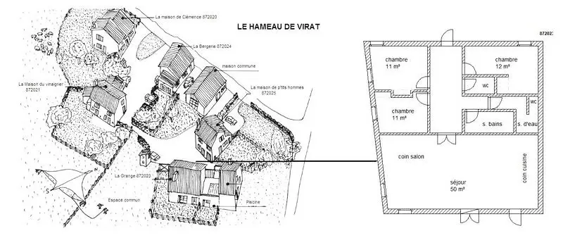 Gîte de France De schuur met 2 oren