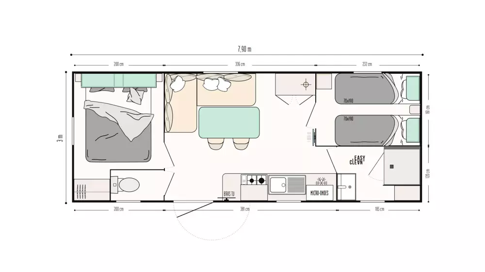 Campingplatz La Croix du Vieux Pont