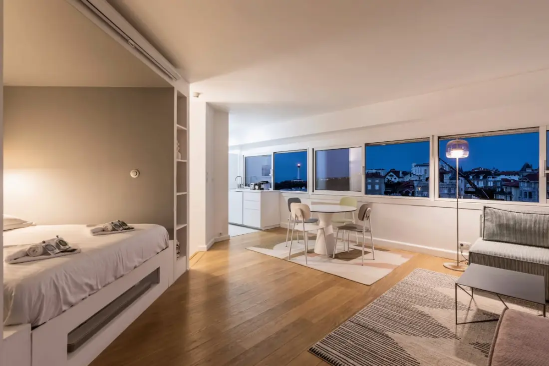 Panoramikus Duplex Biarritzban, Sea View & Lighthouse