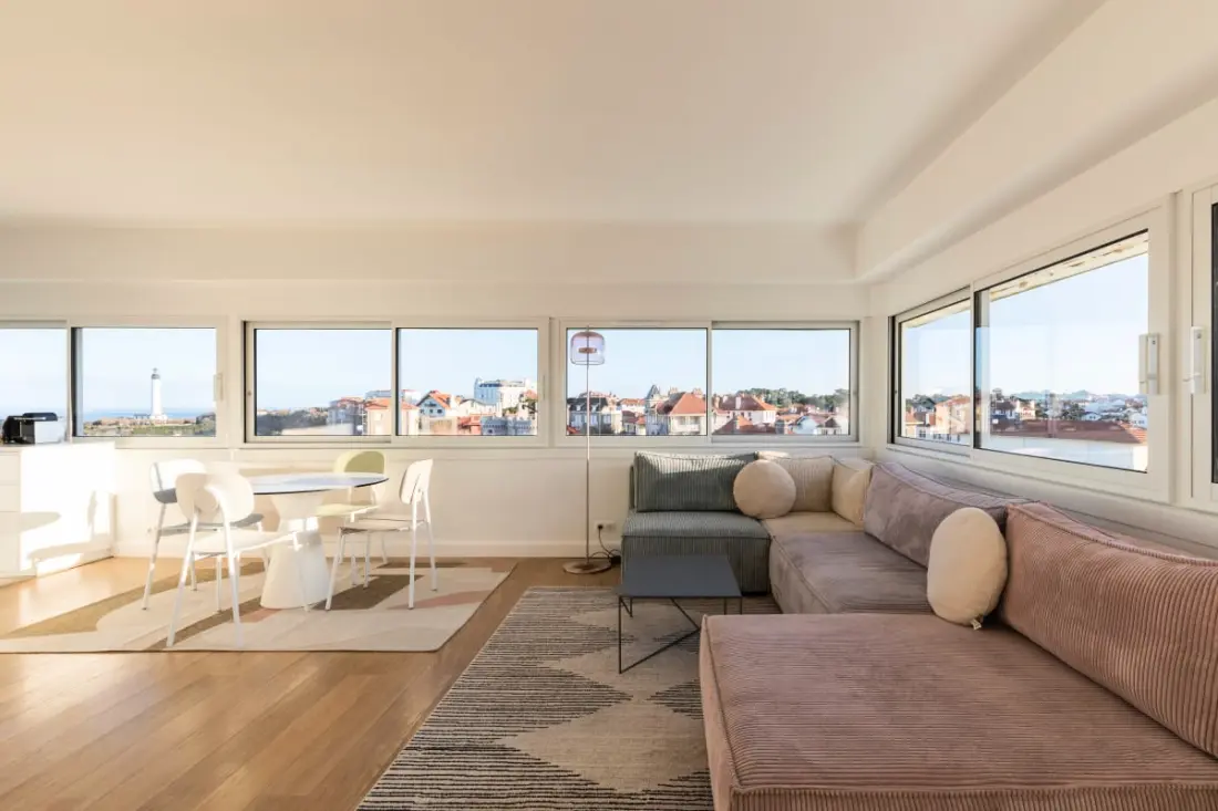 Panoramikus Duplex Biarritzban, Sea View & Lighthouse
