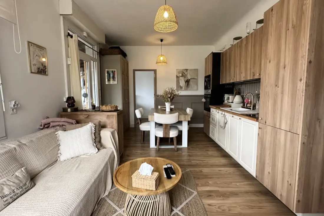 Apartman nagy terasz Biganosban