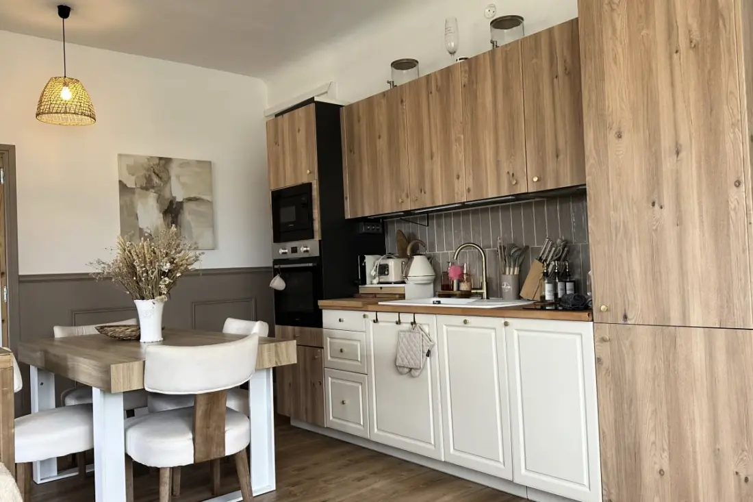 Apartman nagy terasz Biganosban