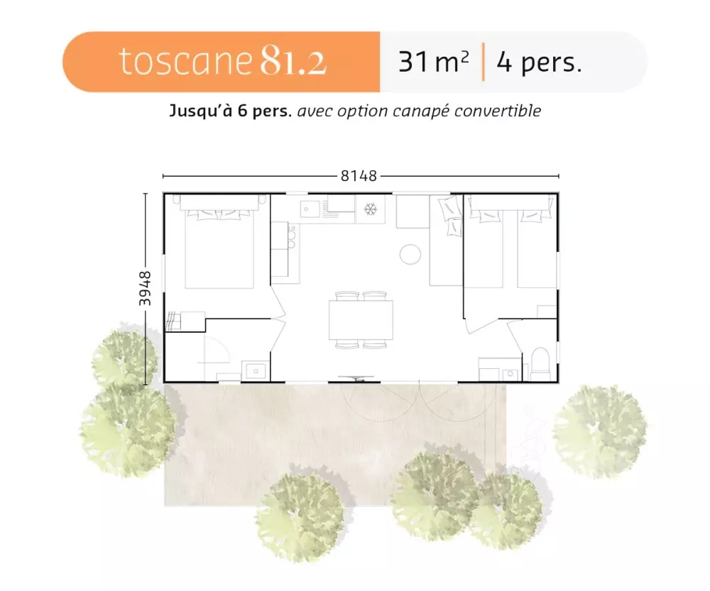 En Chon Les Pins - Camping-Caravaning Tæt på