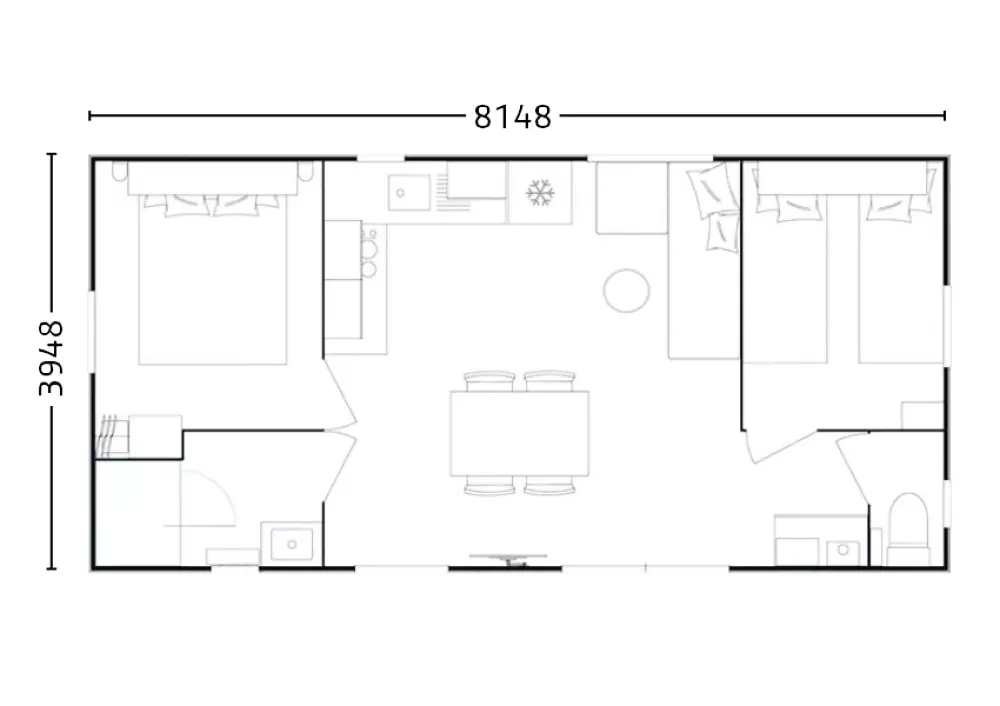 En Chon Les Pins - Camping-Caravaning Tæt på