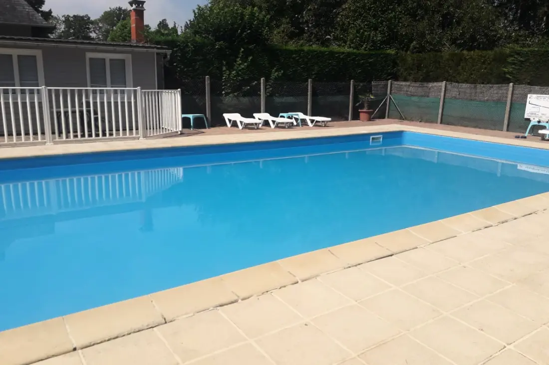 Ideális Chalet medencével Blonville-sur-mer