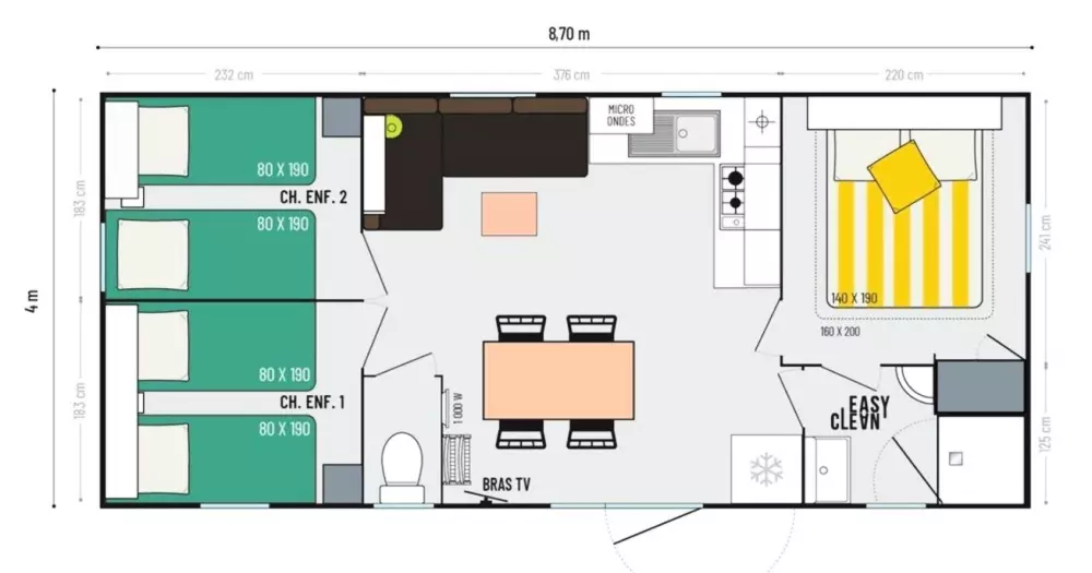 Campingplatz La Simioune Vaucluse und Drome Provencale 3 Sterne★★★