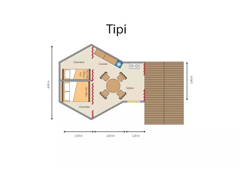 Campingplatz La Simioune Vaucluse und Drome Provencale 3 Sterne★★★