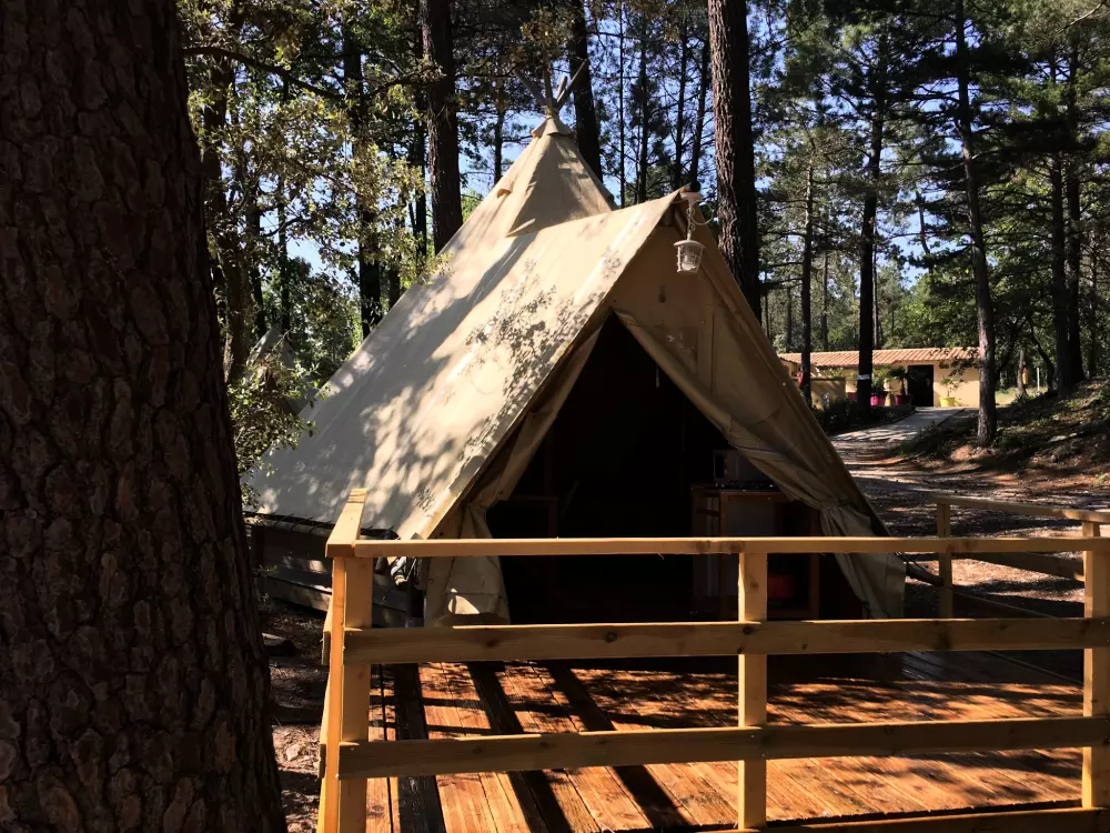 Campingplatz La Simioune Vaucluse und Drome Provencale 3 Sterne★★★