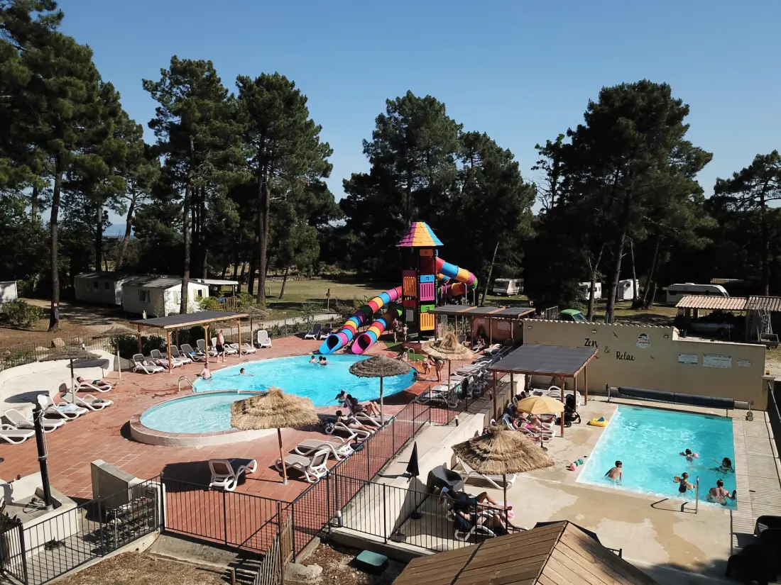 Campingplatz La Simioune Vaucluse und Drome Provencale 3 Sterne★★★