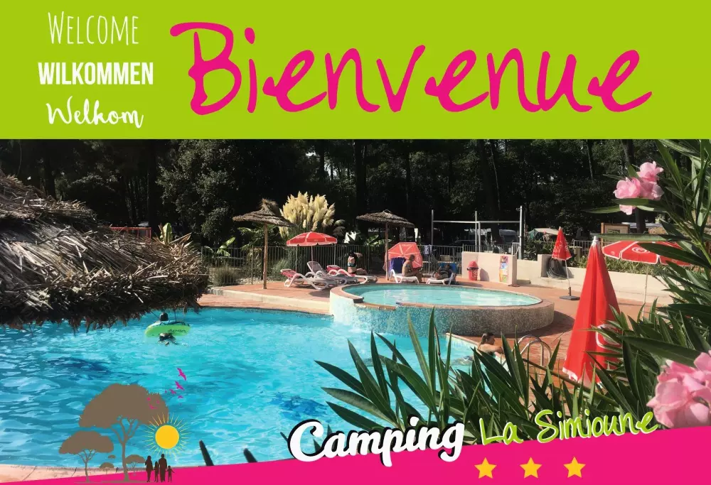 Campingplatz La Simioune Vaucluse und Drome Provencale 3 Sterne★★★