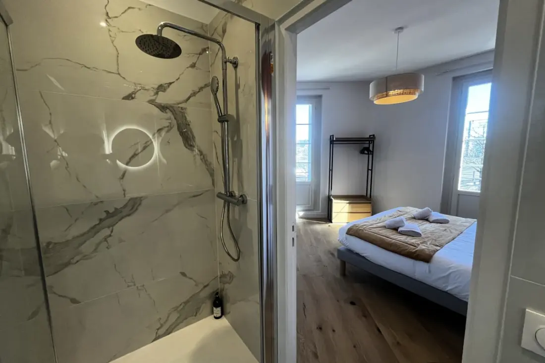 Apartman T3 4 személy, légkondicionálás, terasz - Gare Saint-jean