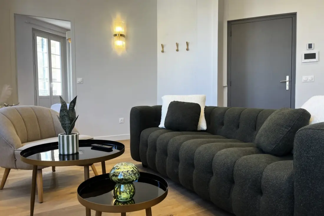 Apartman T3 4 személy, légkondicionálás, terasz - Gare Saint-jean