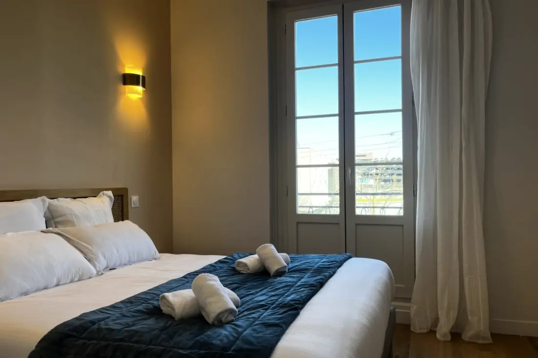 Apartman T3 4 személy, légkondicionálás, terasz - Gare Saint-jean