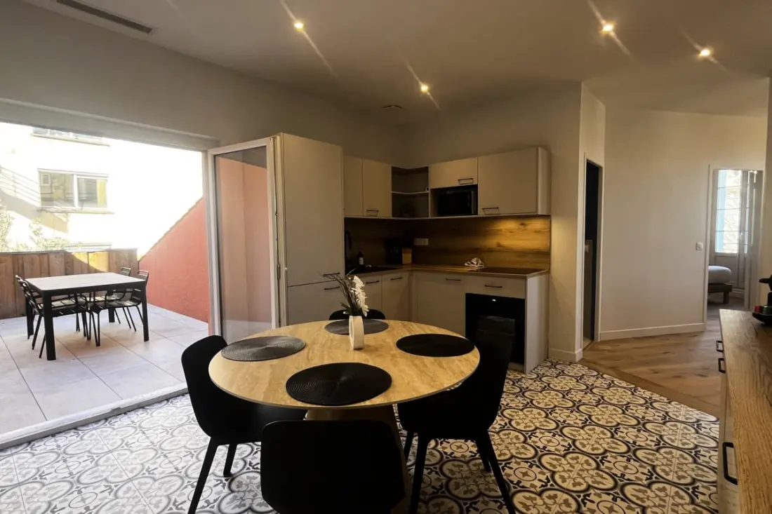 Apartman T3 4 személy, légkondicionálás, terasz - Gare Saint-jean
