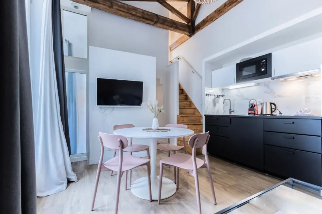 Apartman Cachet En Duplex 2 hálószobából található La Gare St-jean