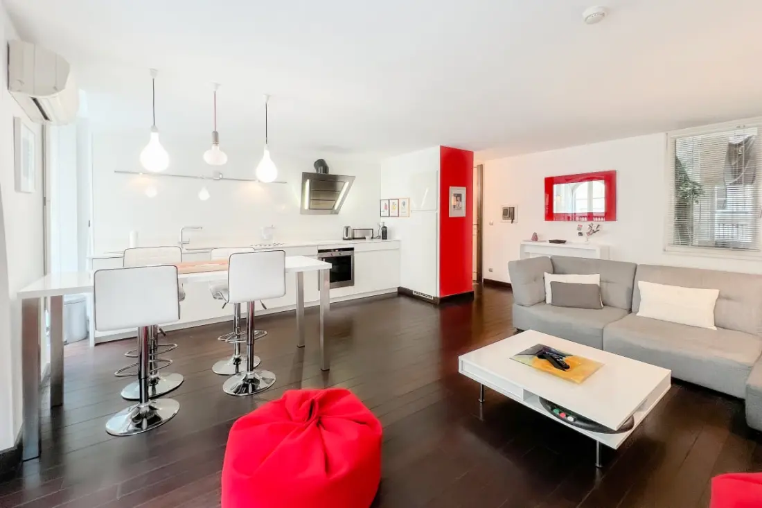 Apartman De Haut állandó hiteles található a háromszög arany szívében