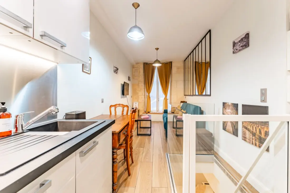 Nice Duplex A Bordeaux szívében légkondicionáló 4 személy számára