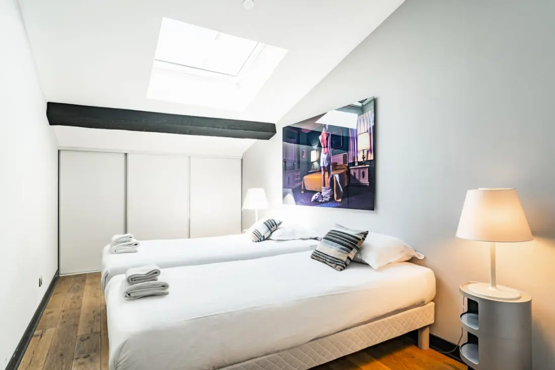 Csodálatos 3 hálószobás apartman kilátással a Garonne-ra