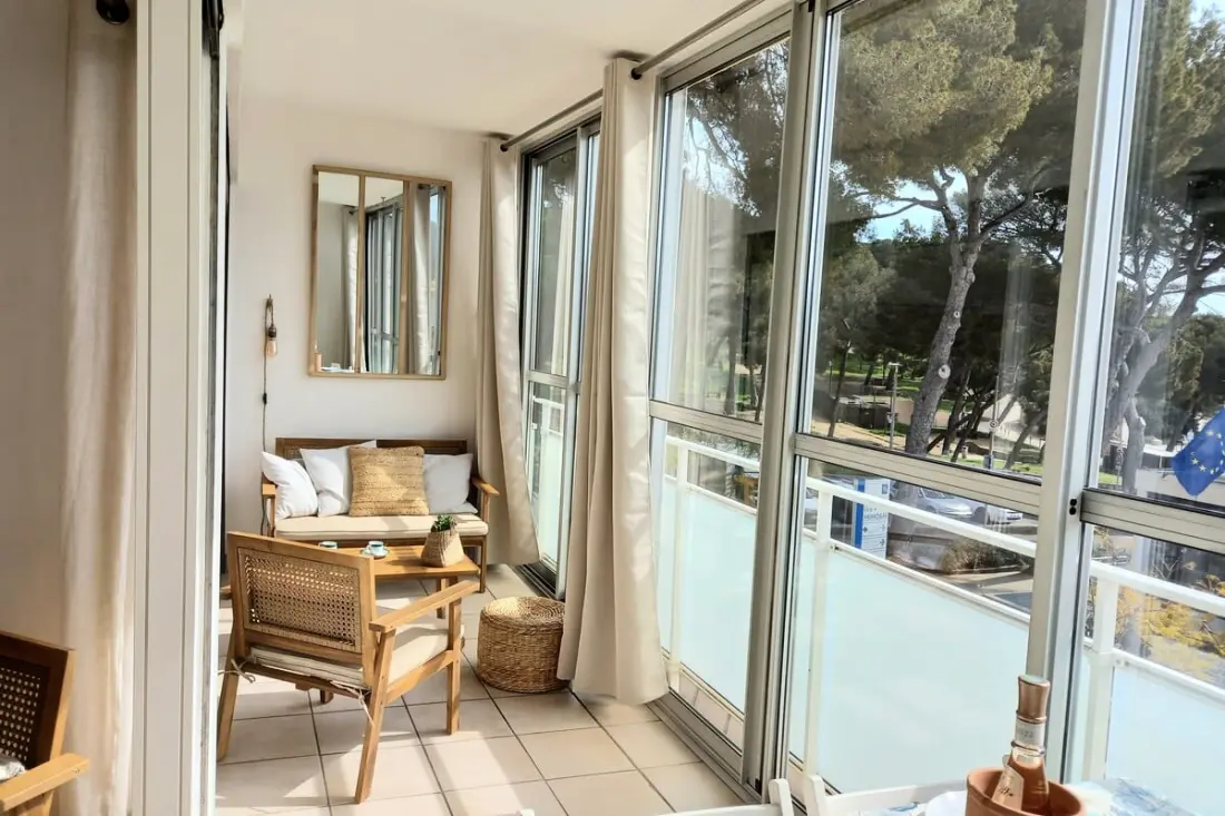 Residence T2 View 100m De La Plage With Private Parking