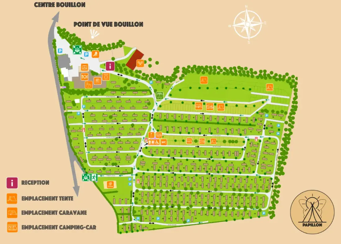 Holiday park Papillon Bouillon 3 Stars★★★