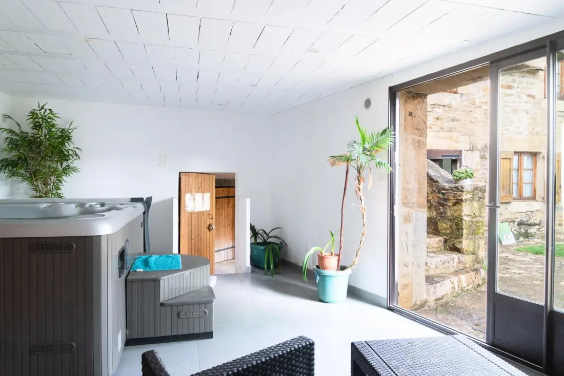 Gîte de France Gîte du Régourdel mit 3-Ähren-Spa