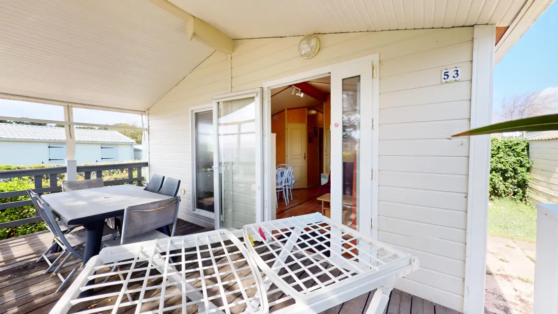 Mobil Home - Bungalow - Ház Brem-sur-Mer