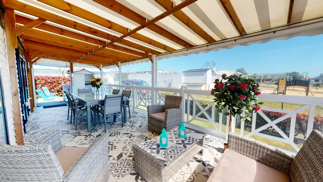 Mobil Home - Bungalow - Ház Brem-sur-Mer