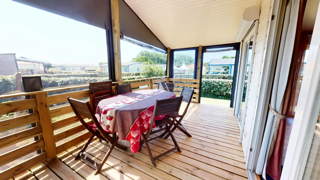 Mobil Home - Bungalow - Ház Brem-sur-Mer
