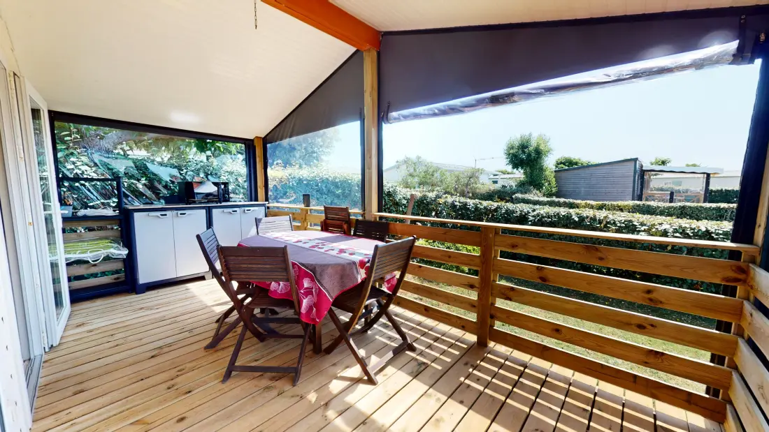 Mobil Home - Bungalow - Ház Brem-sur-Mer