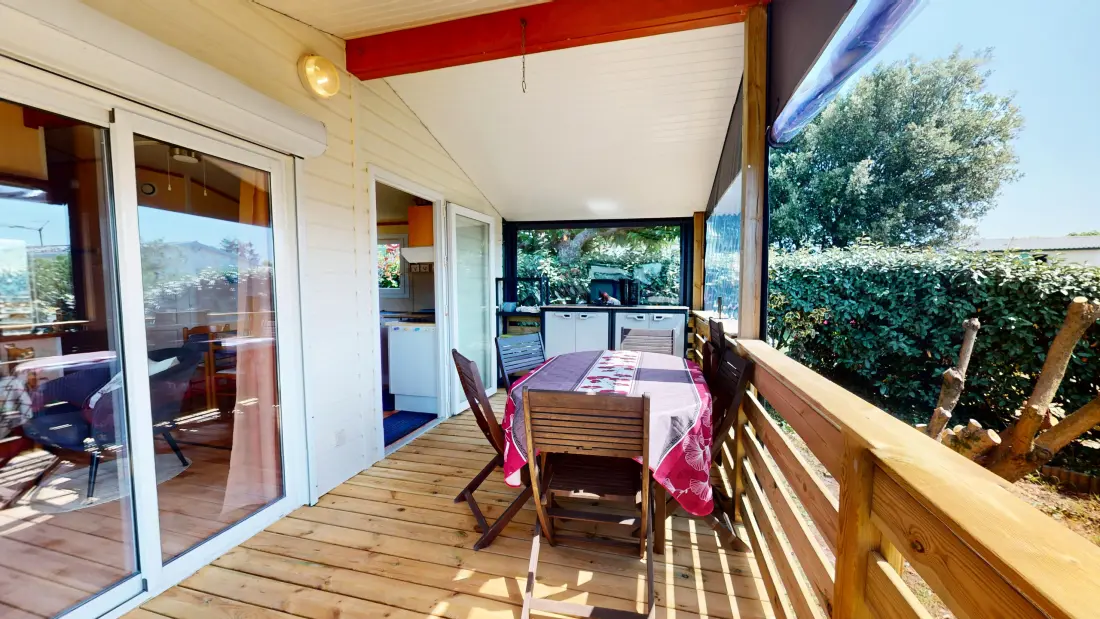 Mobil Home - Bungalow - Ház Brem-sur-Mer