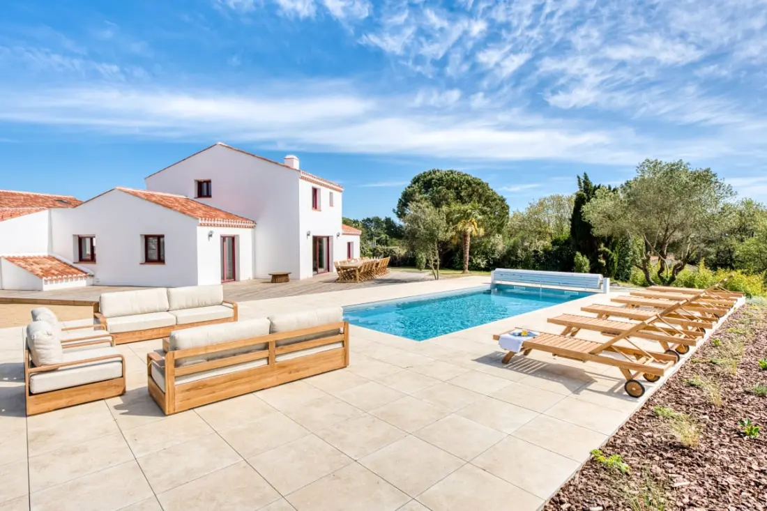 Villa Belvedere: Nézet, Úszómedence, Jacuzzi, Szauna, Petanque, 15 pers