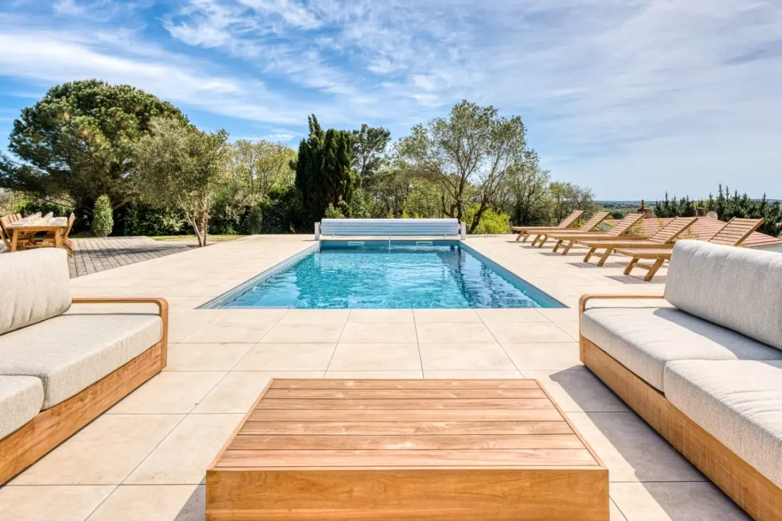 Villa Belvedere: Nézet, Úszómedence, Jacuzzi, Szauna, Petanque, 15 pers
