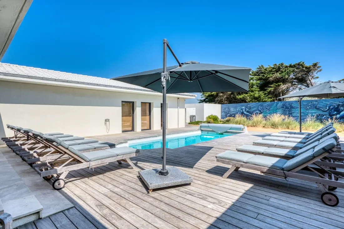 Villa Oceans 51 Csillagok★: Face Sea, úszómedence, Jacuzzi, Szauna, 15 Pers